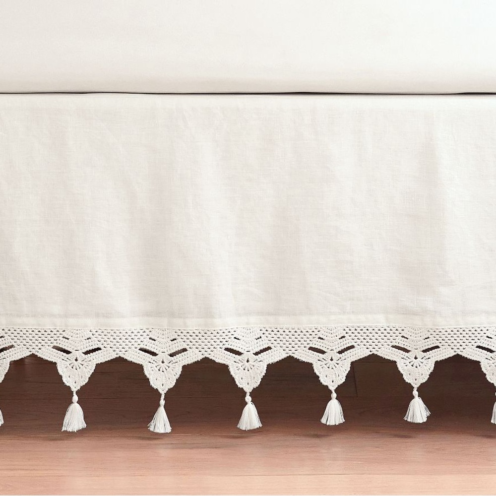 Pottery Barn Kids Boho Crib Skirt